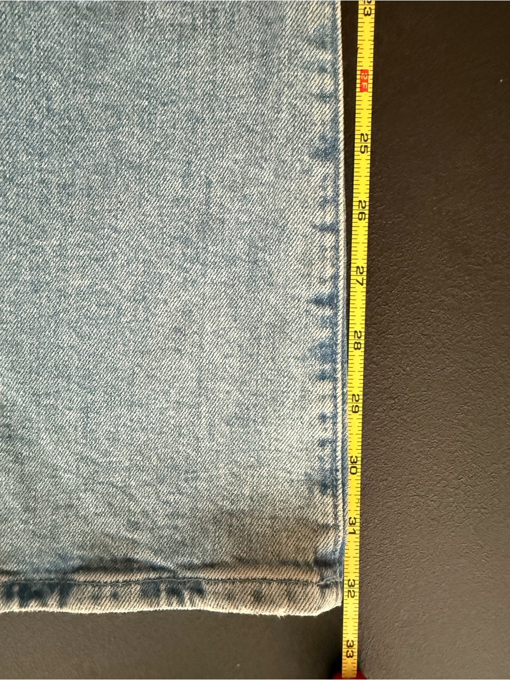Mother Hustler Roller Sneak Light Blue Wide-Leg Jeans - Women. Barely worn. - Picture 11 of 12